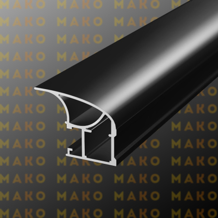 Профиль вертикальный асимметричный MS130 Титан (A18)